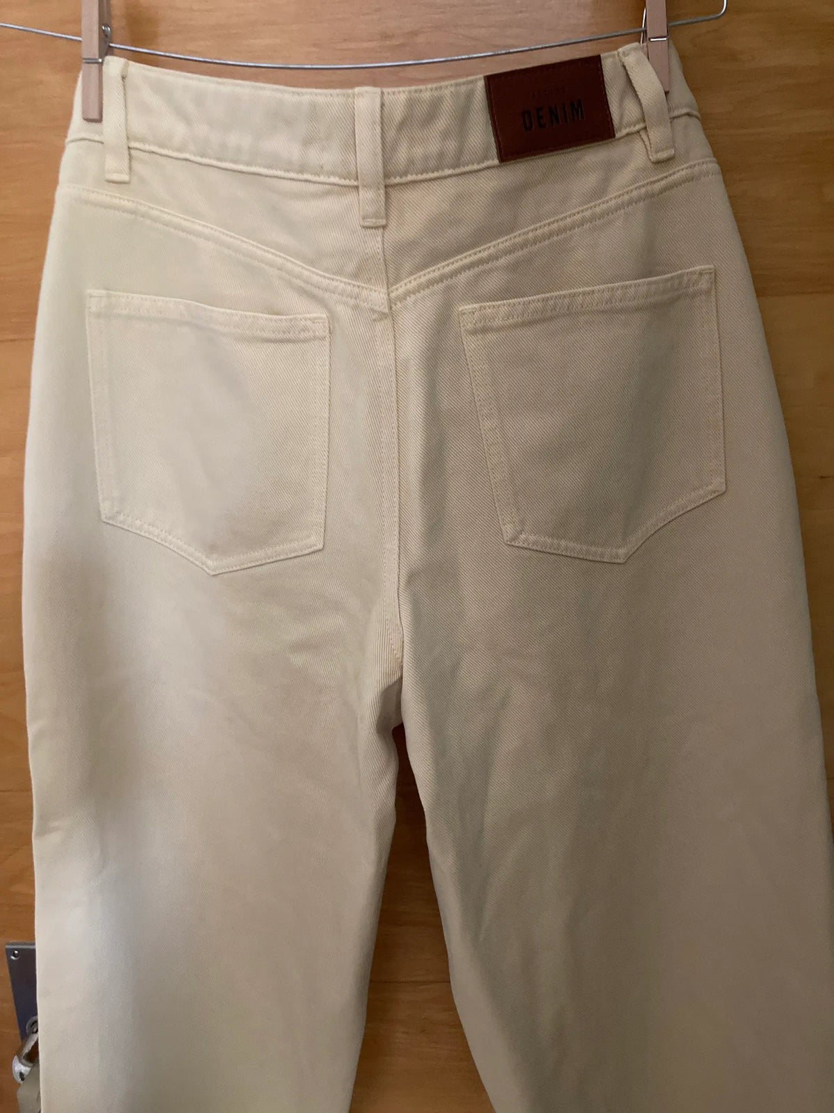 Sézane The Wide Leg - Flax Yellow-jeans NWT