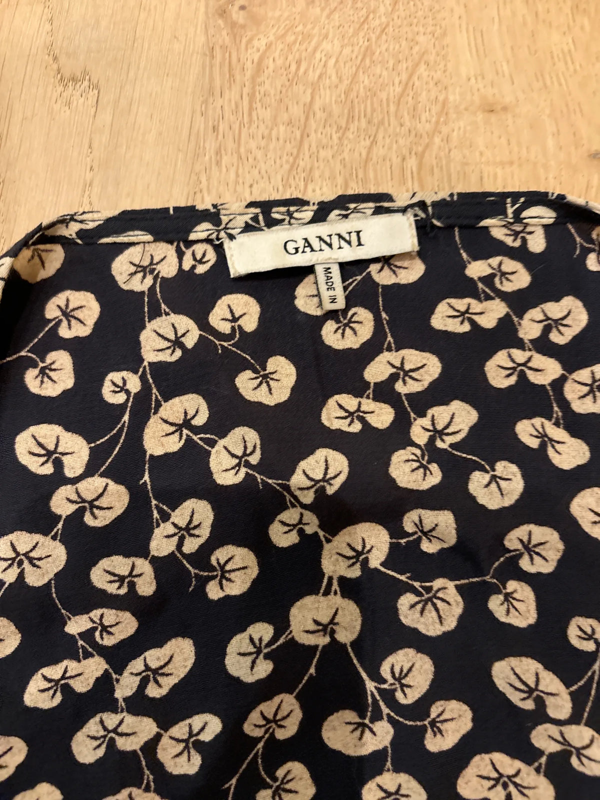 Ganni Roseberg Crepe Dress