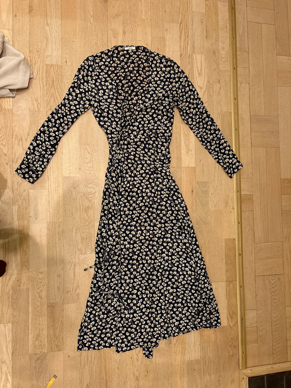 Ganni Roseberg Crepe Dress