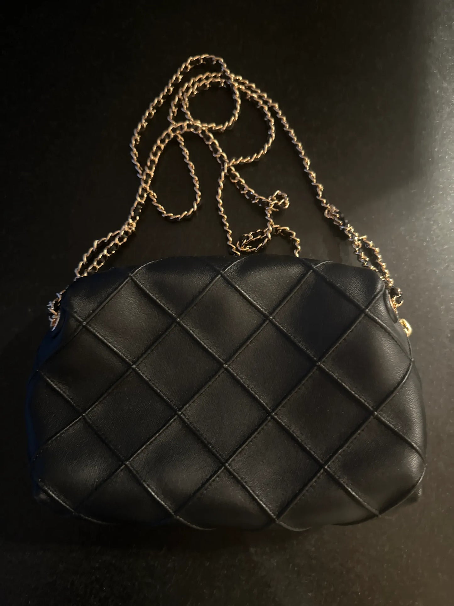 Tory Burch Fleming Soft Svart-skinnaxelremsväska NWOT