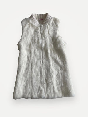 Blugirl Folies Pälsväst-väst NWOT