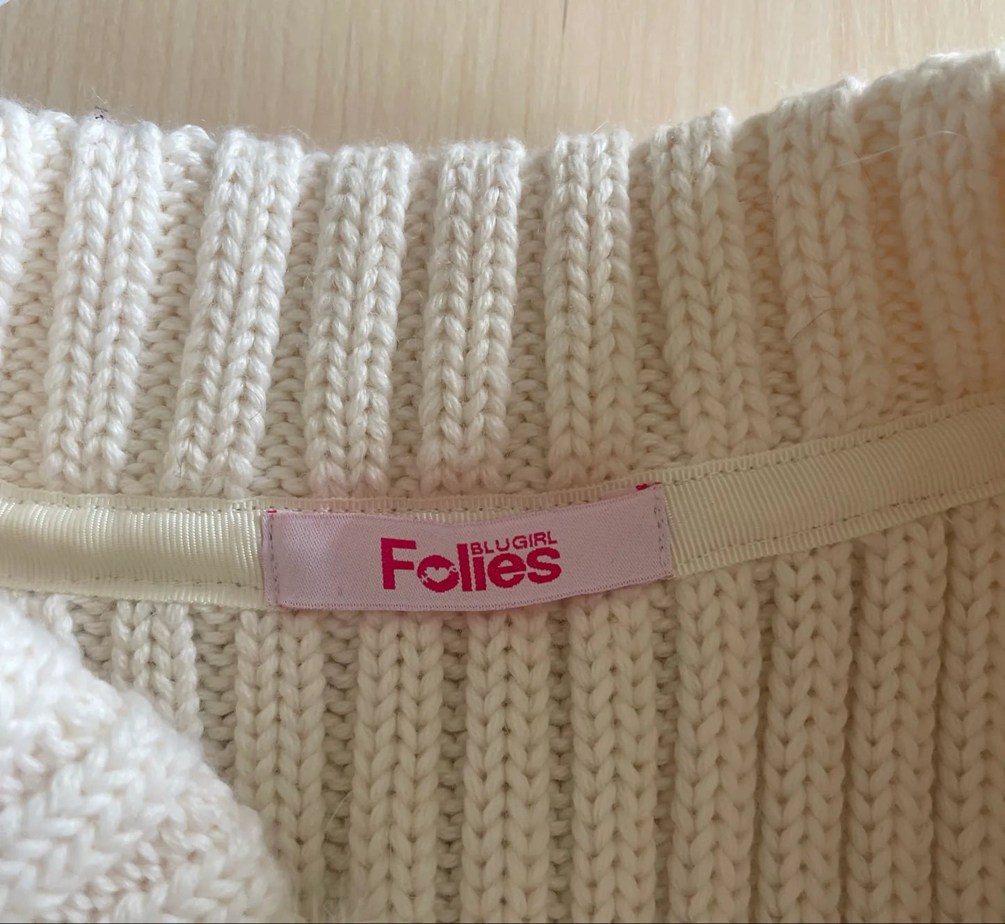 Blugirl Folies Pälsväst-väst NWOT