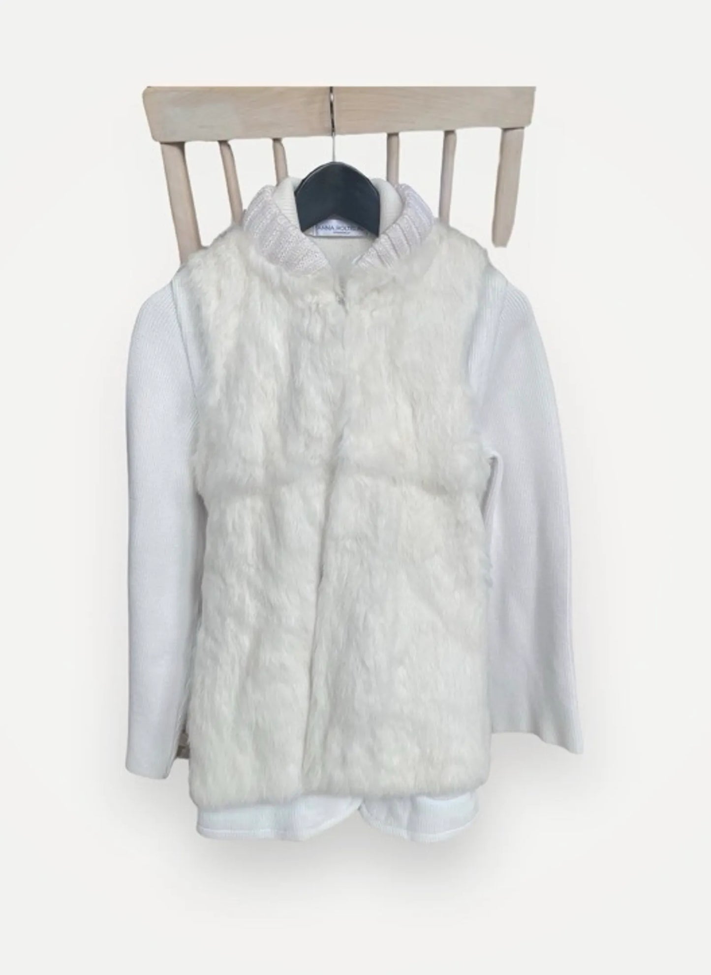 Blugirl Folies Pälsväst-väst NWOT