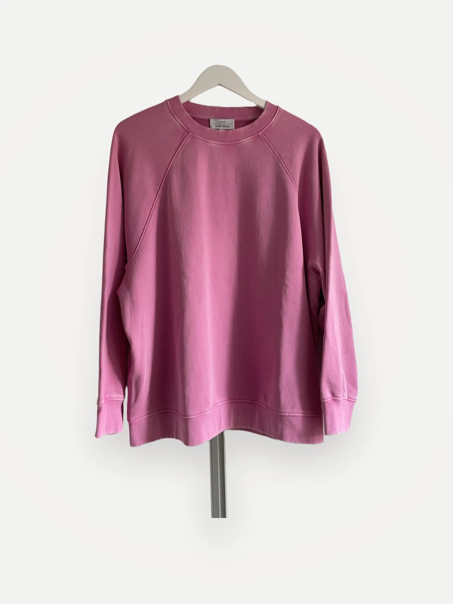 & Other Stories Washed Pink-sweatshirt
