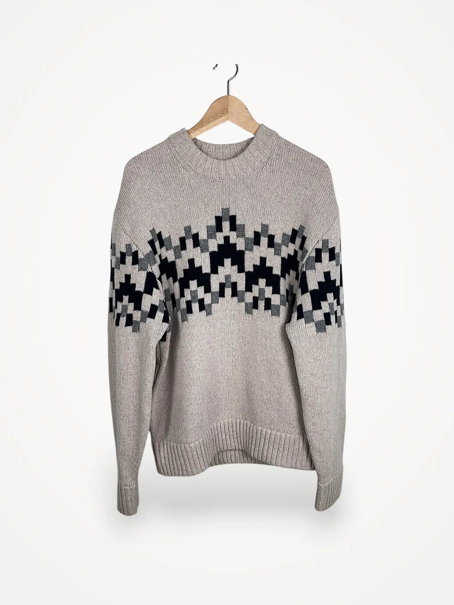 J.Lindeberg Faris Fair Isle Knit-ulltröja