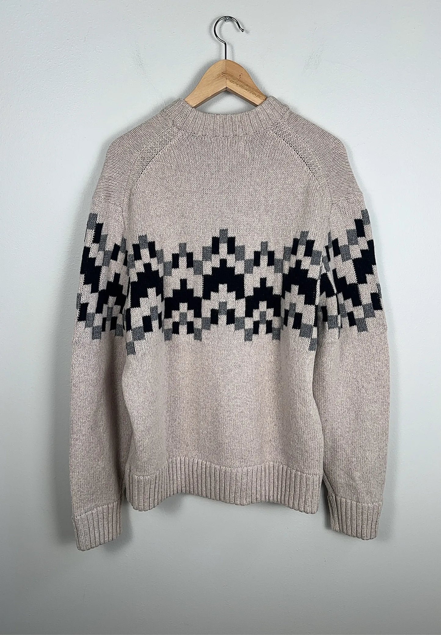 J.Lindeberg Faris Fair Isle Knit-ulltröja