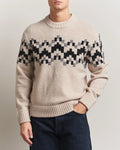 J.Lindeberg Faris Fair Isle Knit-ulltröja
