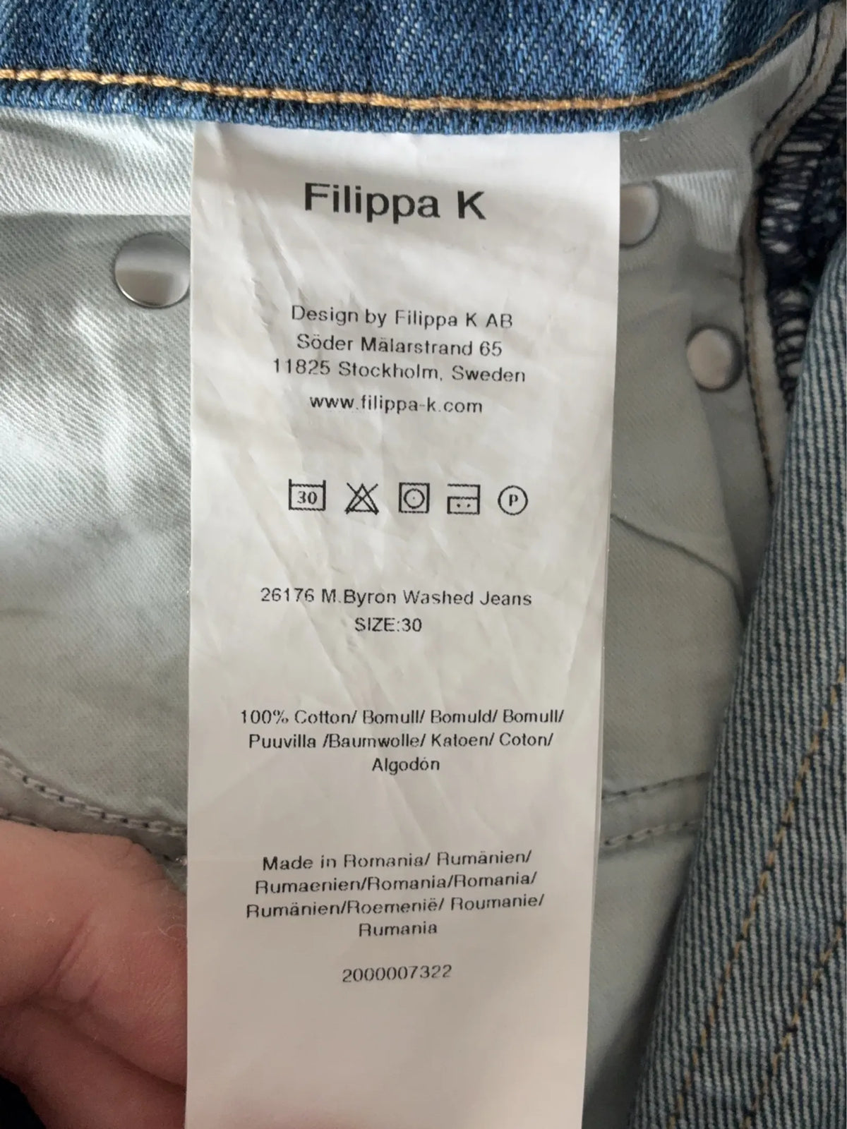 Filippa K M. Byron Washed Jean-jeans