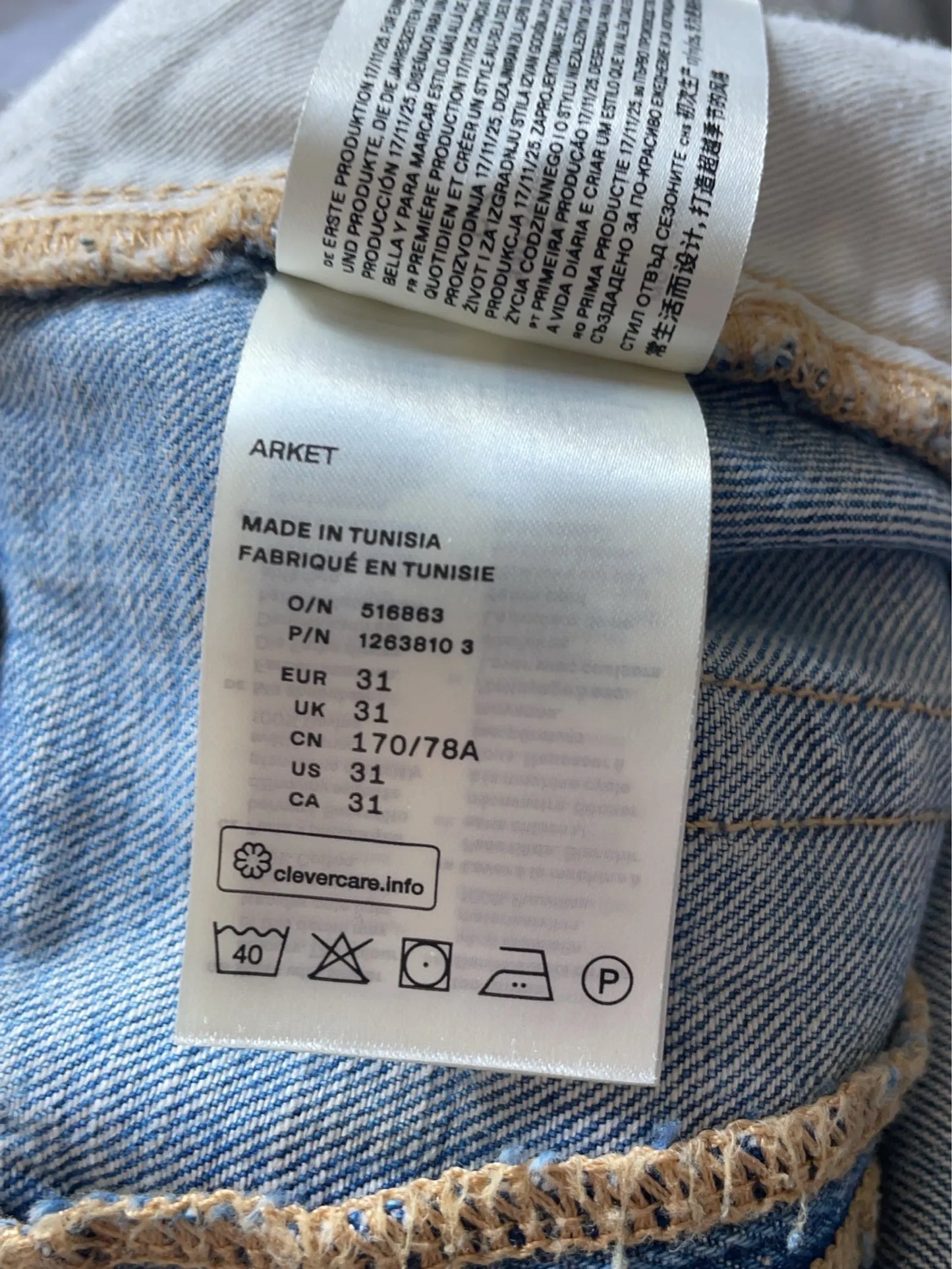 Arket Bloom-jeans NWOT