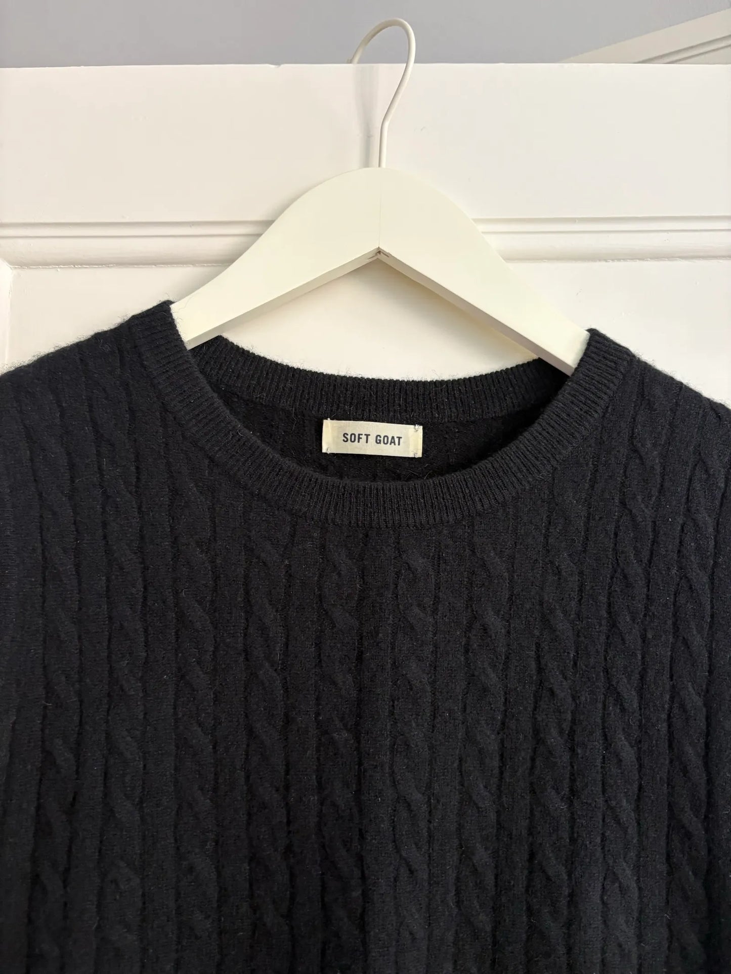 Soft Goat Cable Knit Singlet-kashmirväst