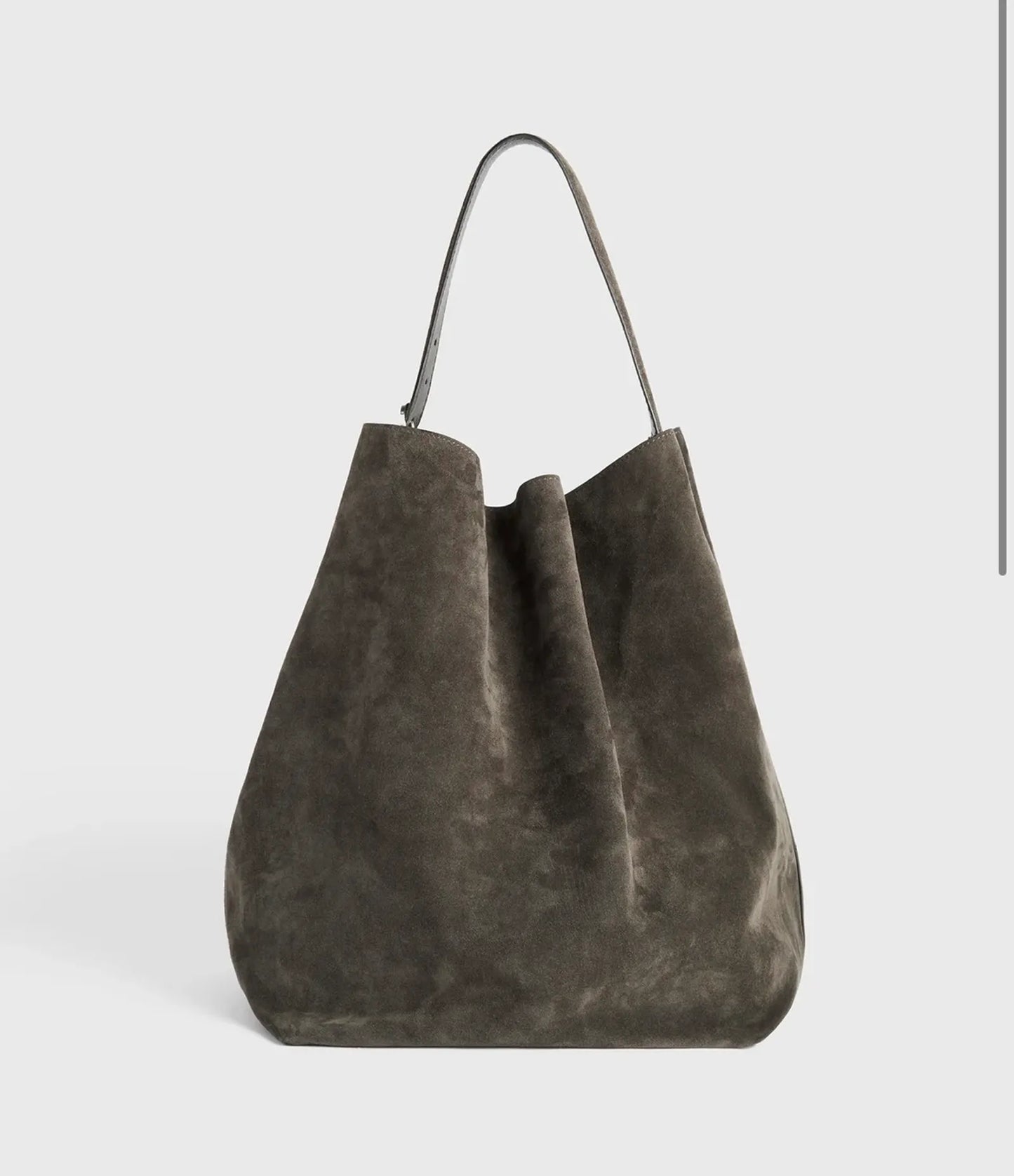 Toteme Suede Tote Granite Shoulder bag