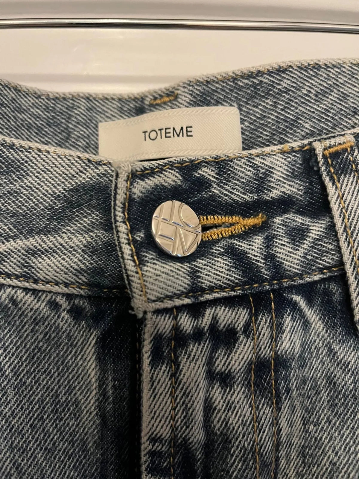 Toteme Wide Leg Denim Jeans