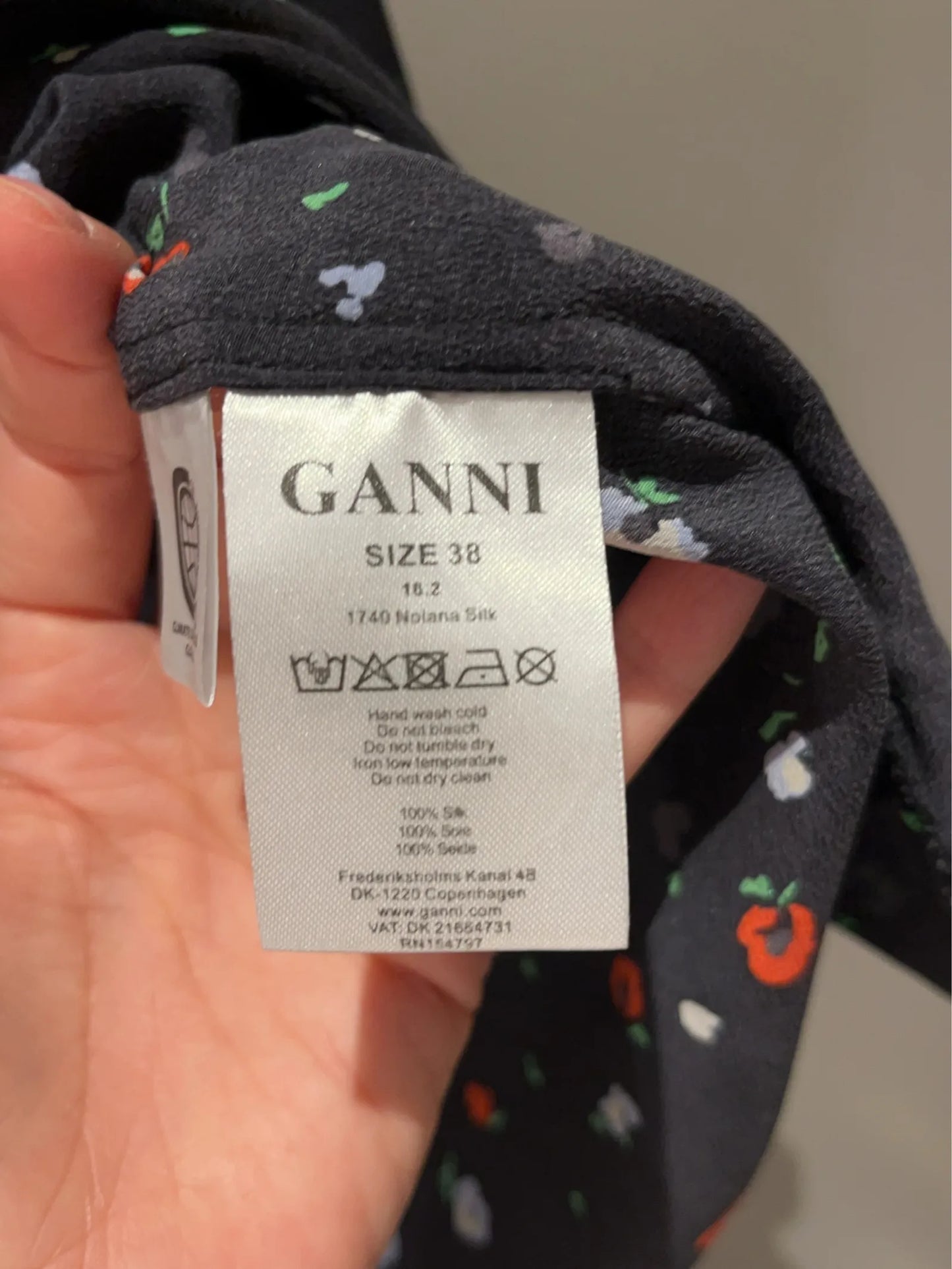 Ganni Notana Silk Shirt