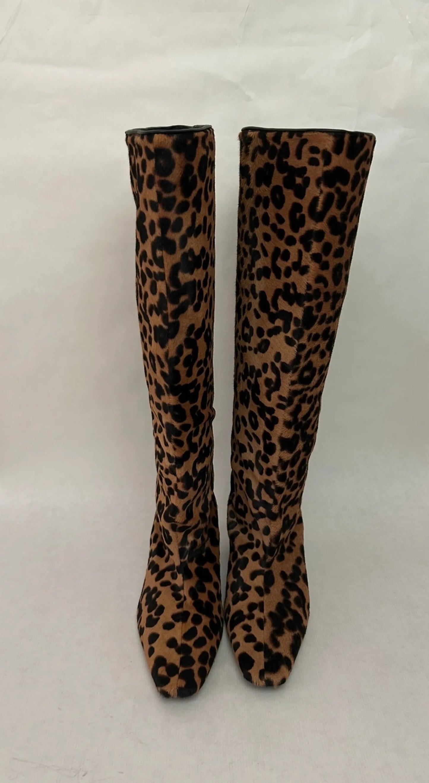 Toteme Wide Shaft Calf Hair Knee-high Boots