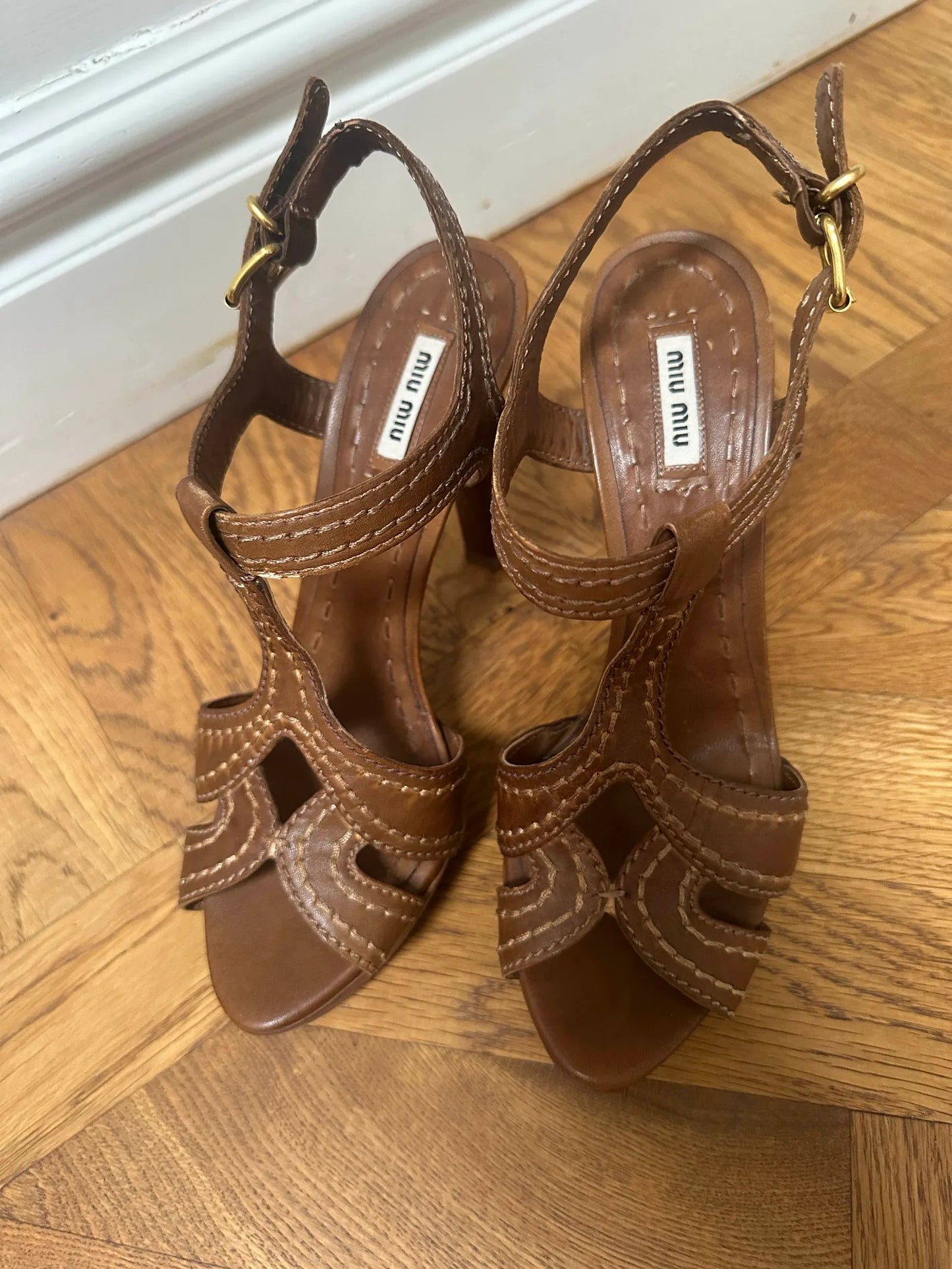 Miu Miu Calzature Donna Nappa Washed 8 Heels