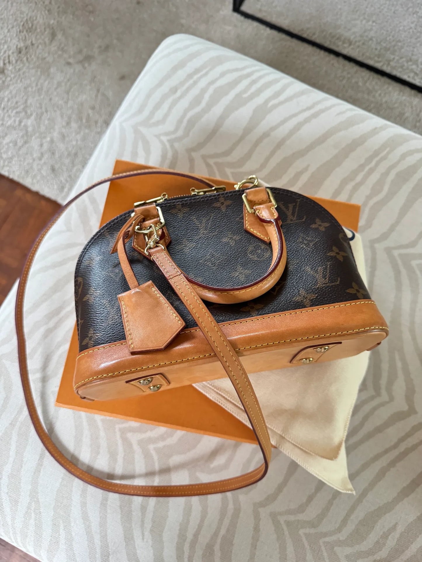 Louis Vuitton-axelremsväska