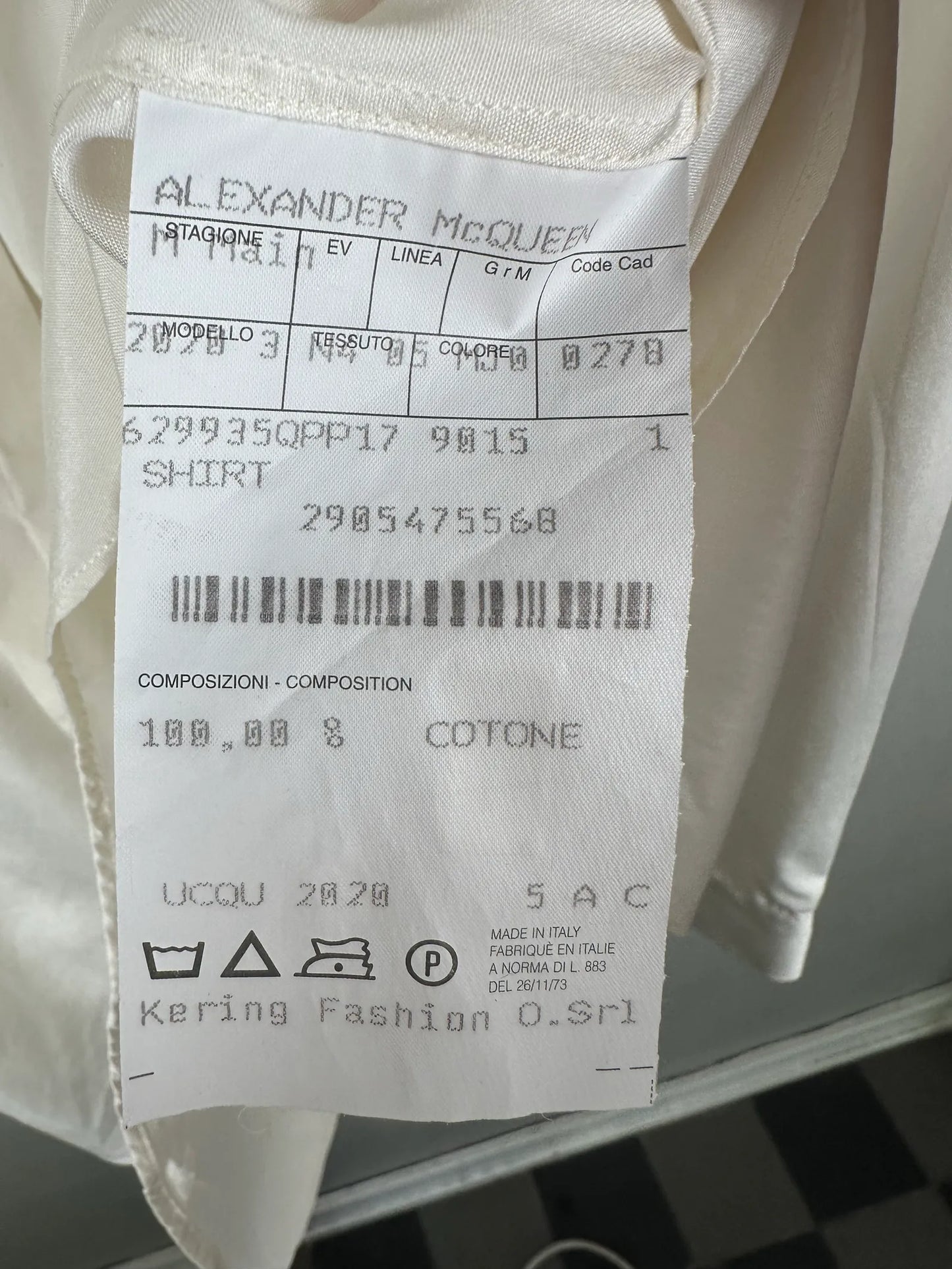 Alexander Mcqueen-skjorta