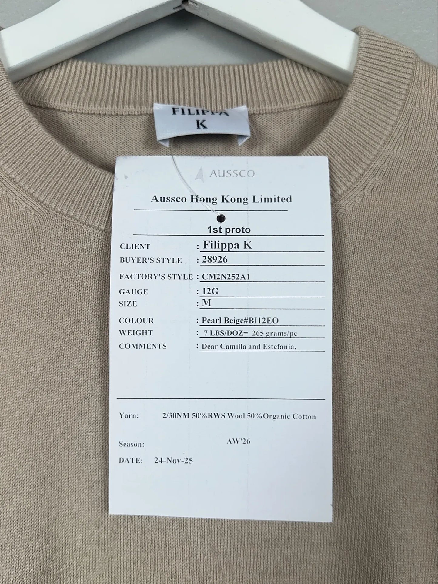 Filippa K-ulltröja NWT