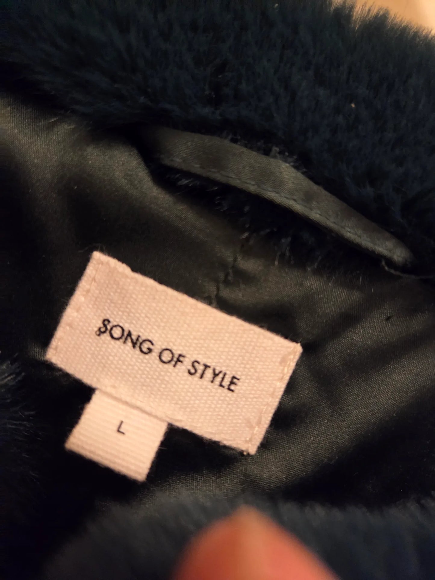 Song Of Style Ira Faux Fur-kappa NWOT