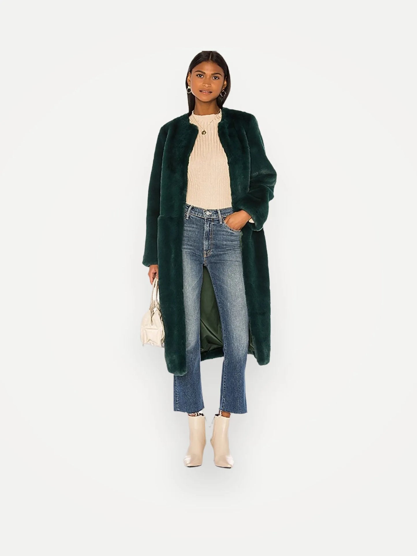 Song Of Style Ira Faux Fur-kappa NWOT