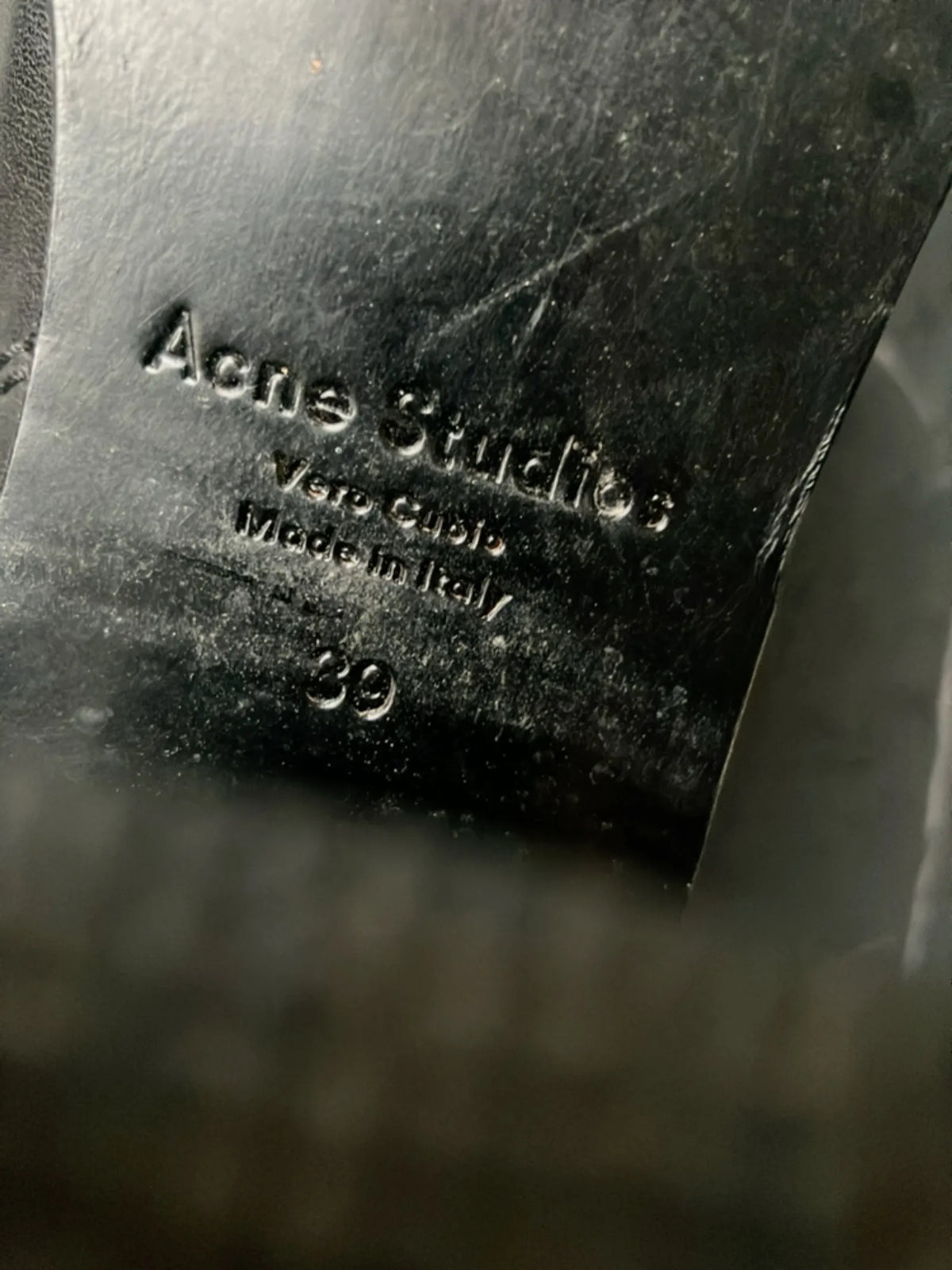 Acne Studios-skinnboots