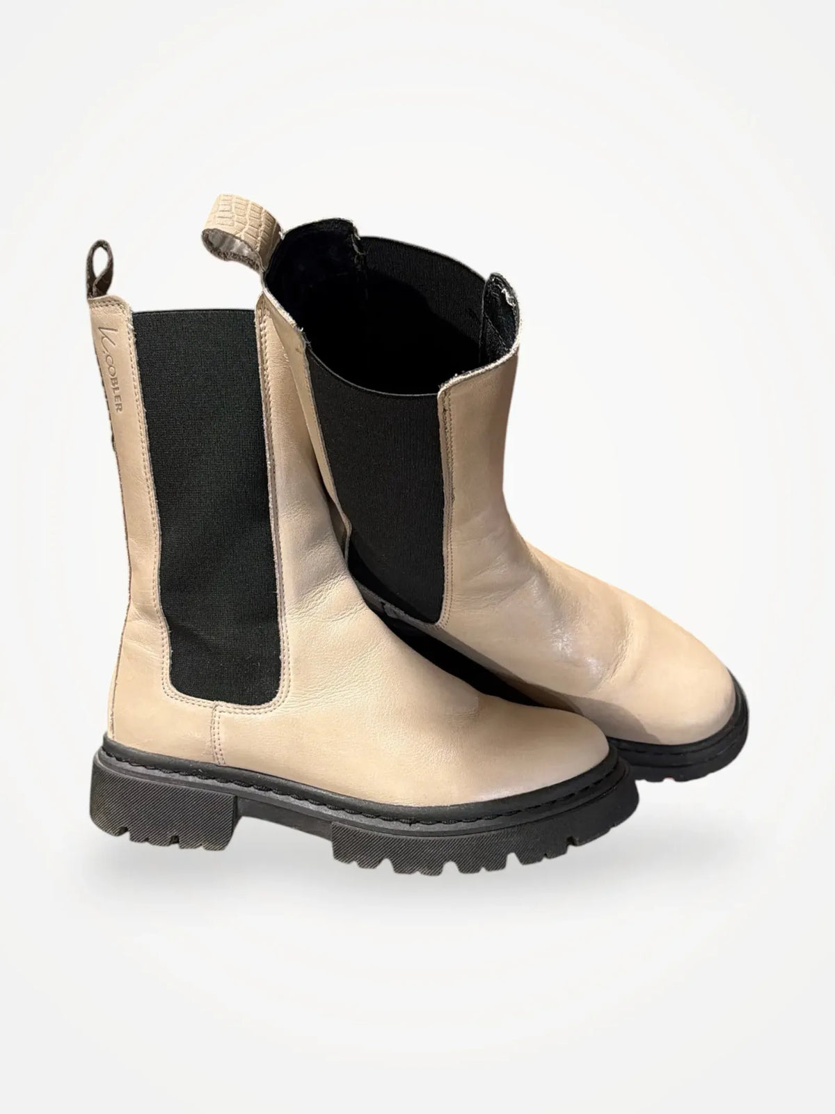 K.Cobler Chelsea-skinnboots NWOT