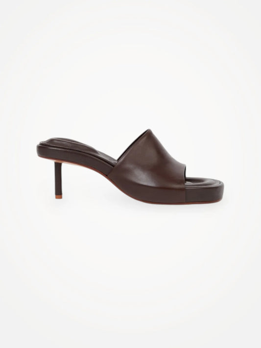 Jacquemus Argilla Leather Mules-skinnklackar