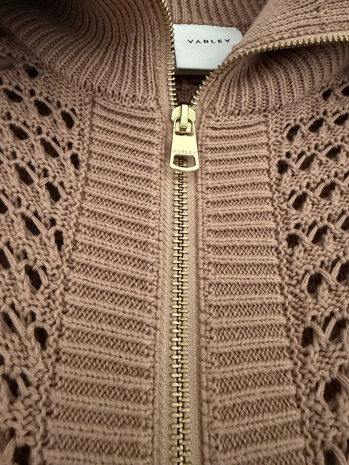 Varley Eloise Zip-through Knit Cardigan