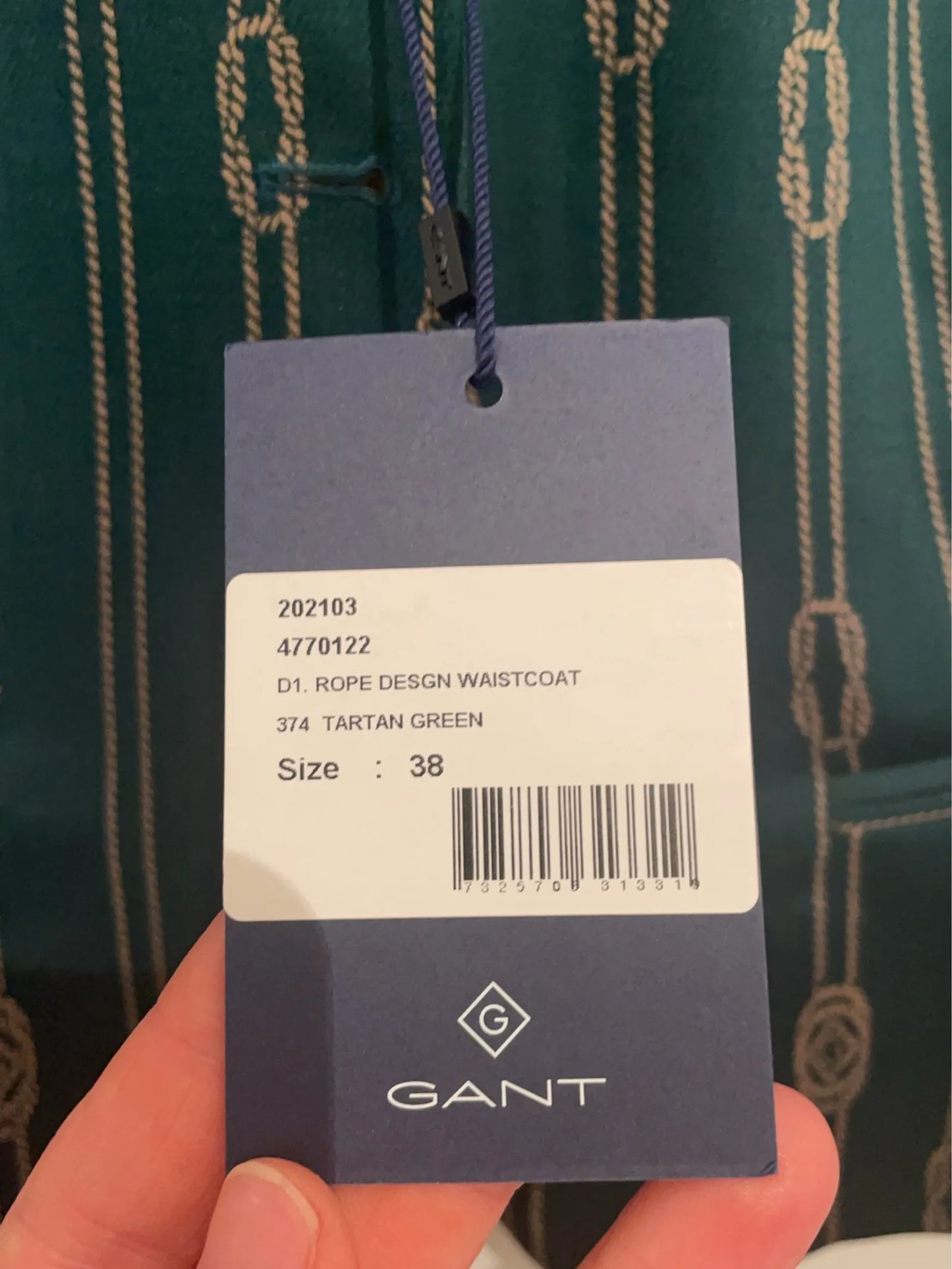 Gant Rope Design Waistcoat Vest