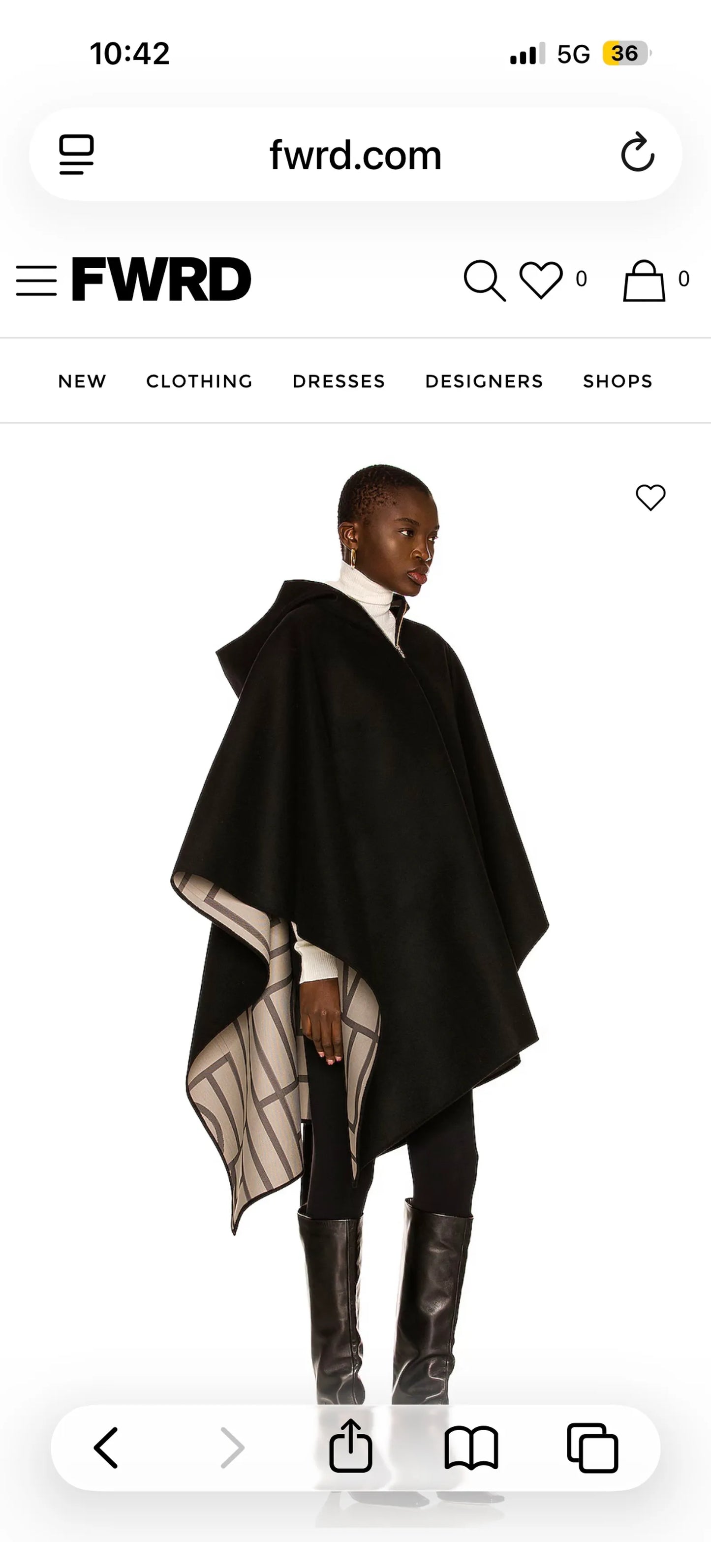 Toteme-ullponcho