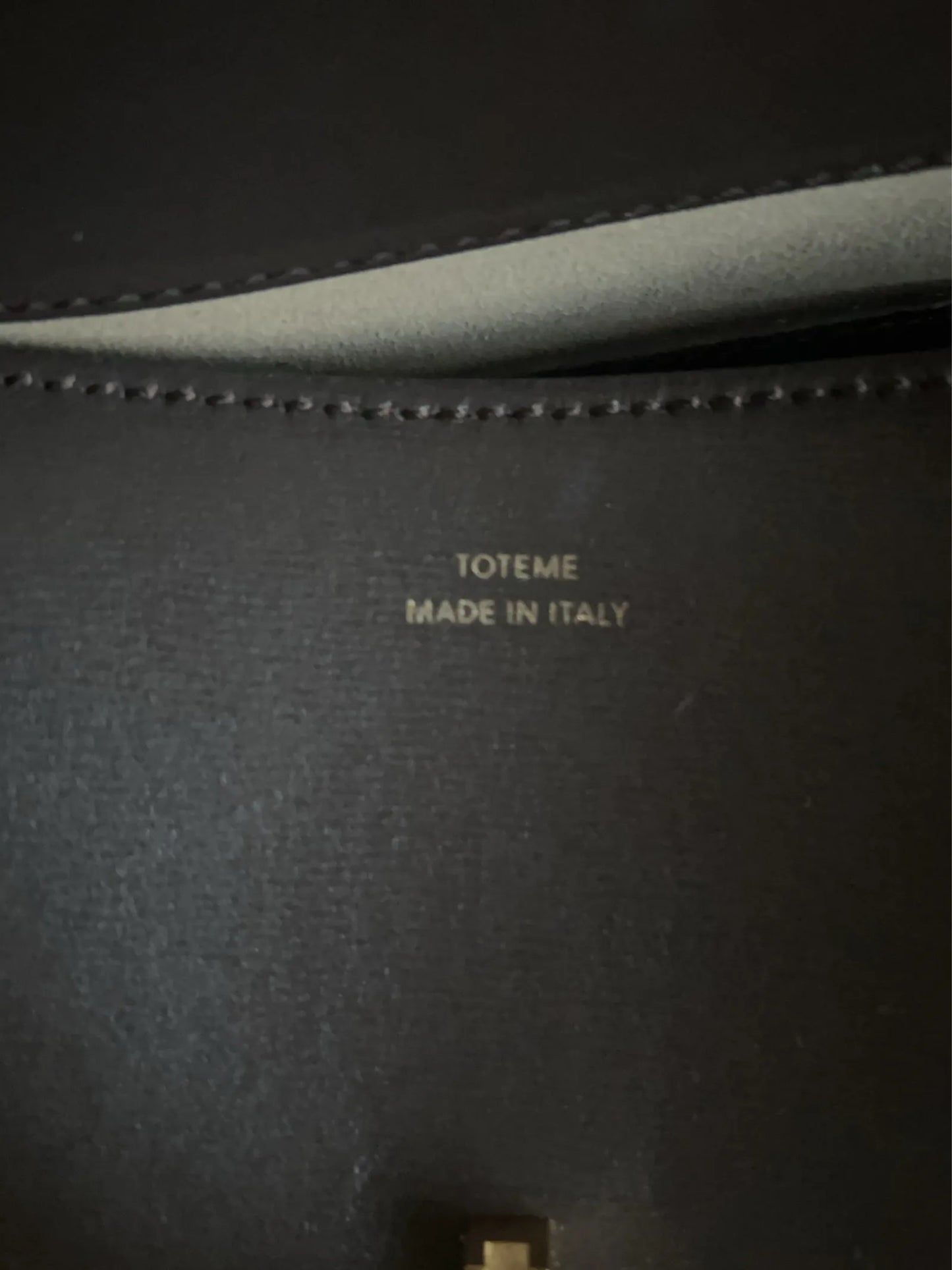 Toteme T-lock Bark Shoulder bag