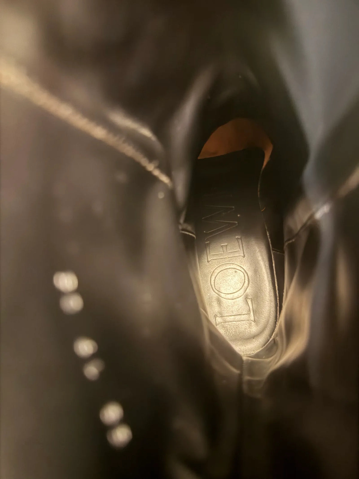 Loewe Anagram Pointed-skinnboots