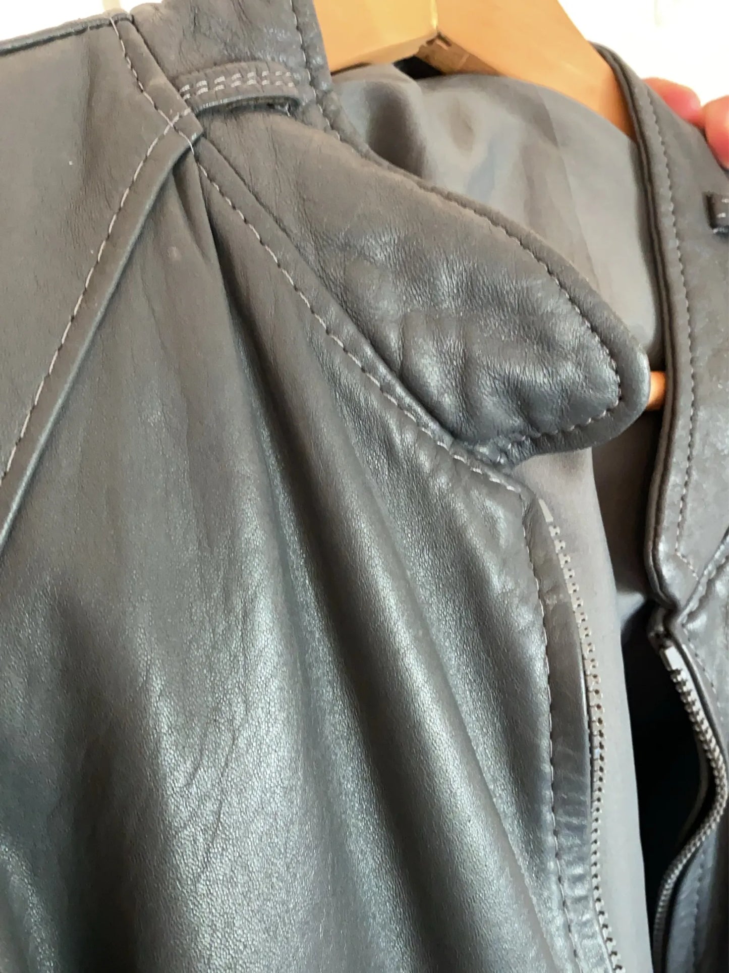Leather jacket