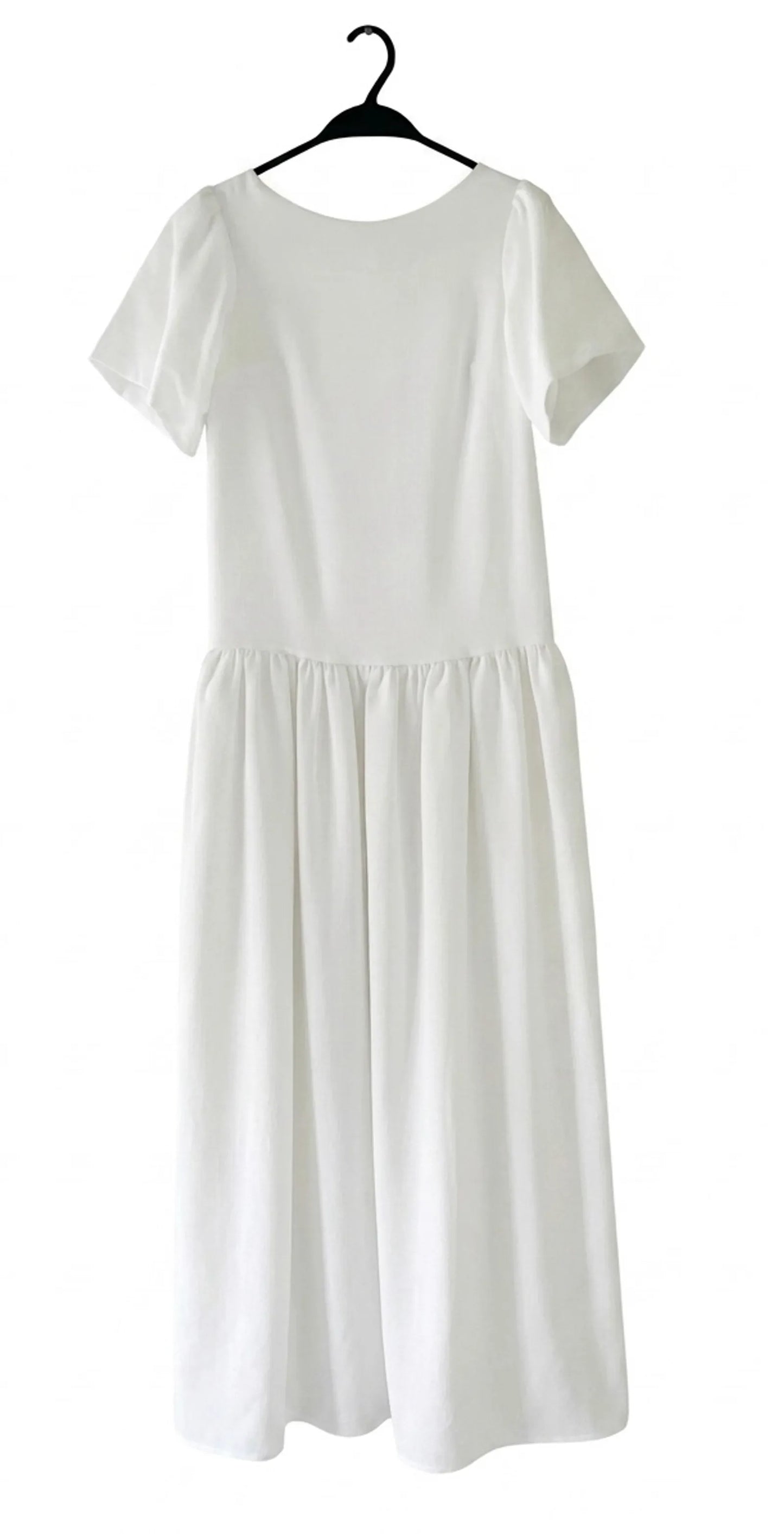 Stella Drop Waist Crep De Chine Gown Dress