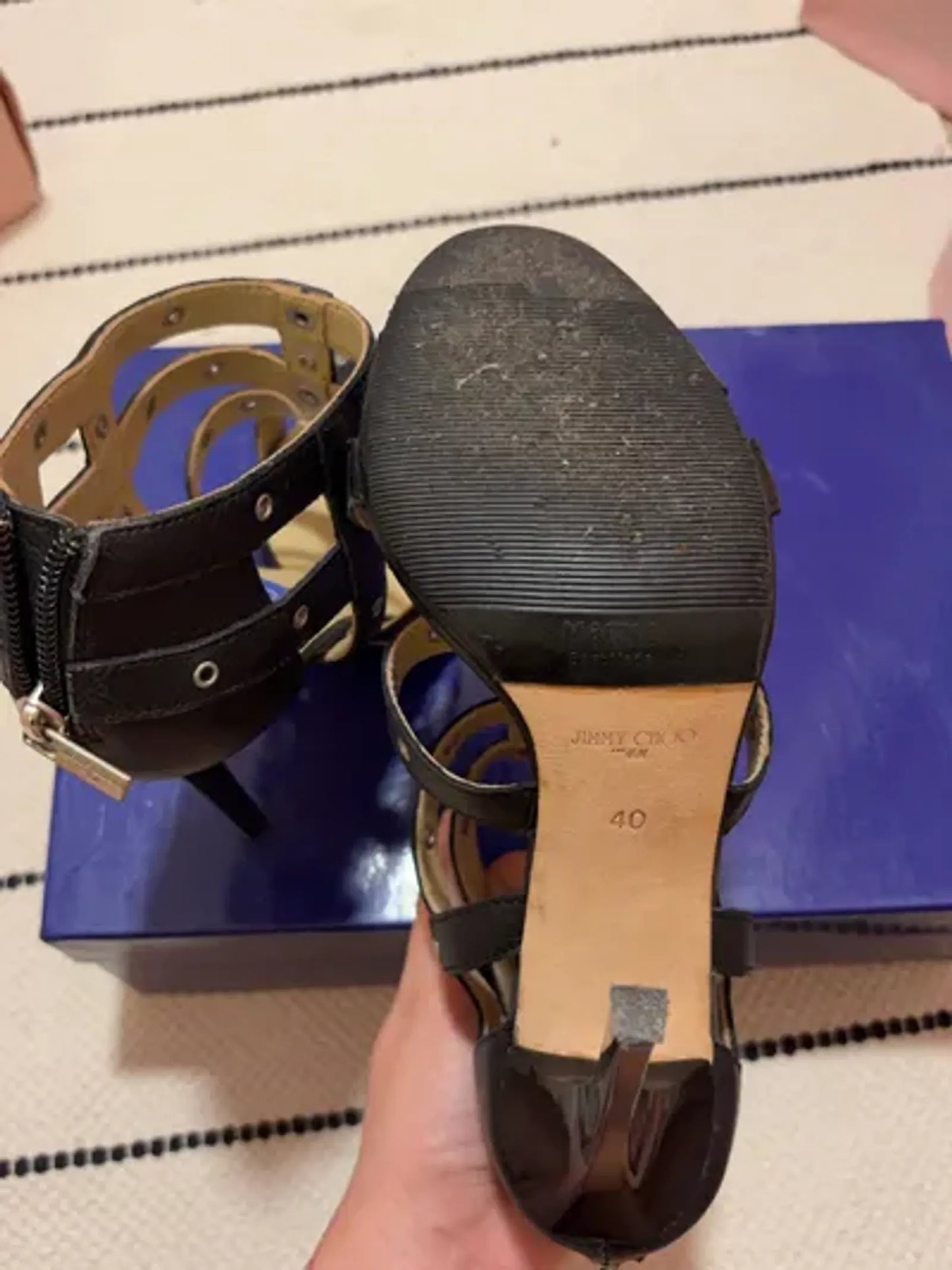 Jimmy Choo-skinnklackar