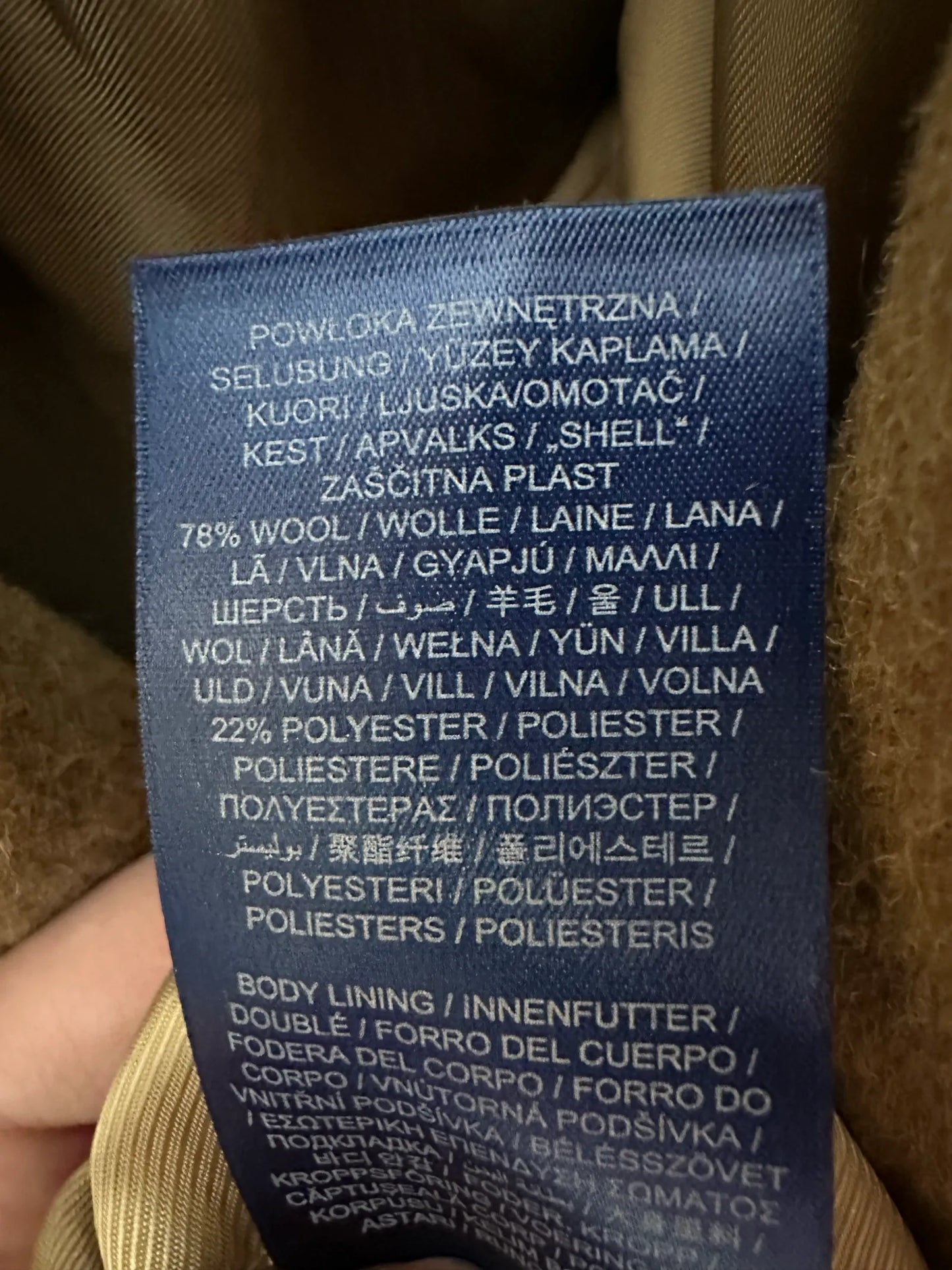 Gant The Oversized Wool Goat-ullkappa