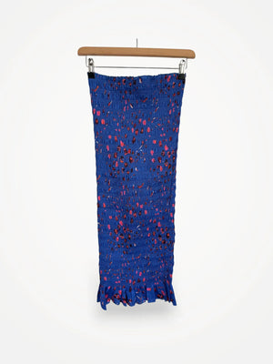 Never Fully Dressed Blue Jojo Paloma Midi-kjol NWOT