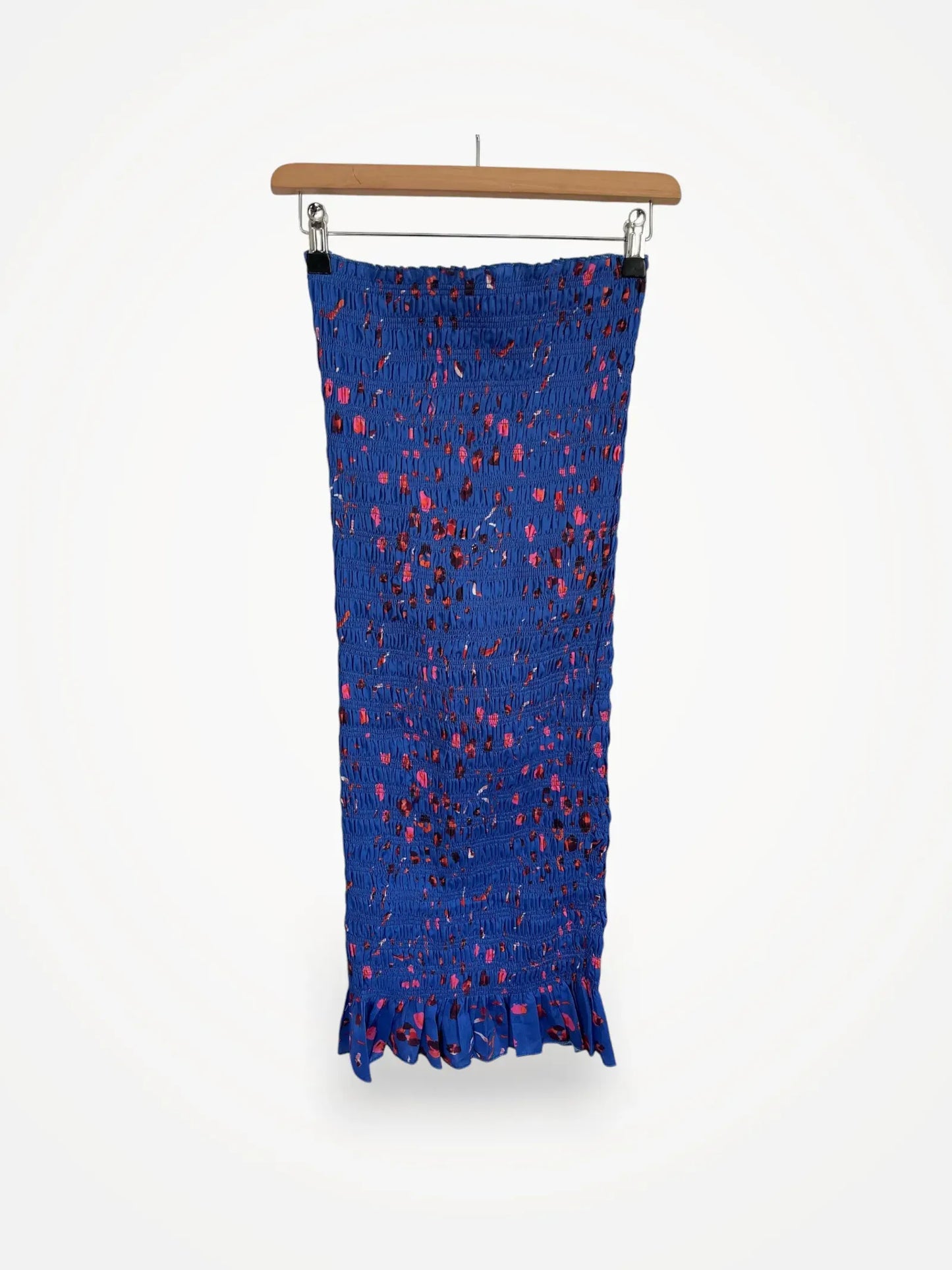 Never Fully Dressed Blue Jojo Paloma Midi-kjol NWOT