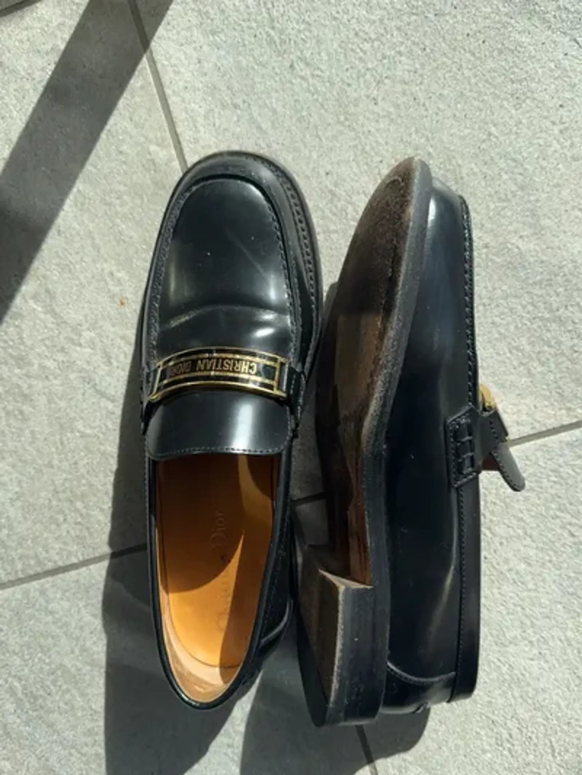 Christian Dior-skinnloafers