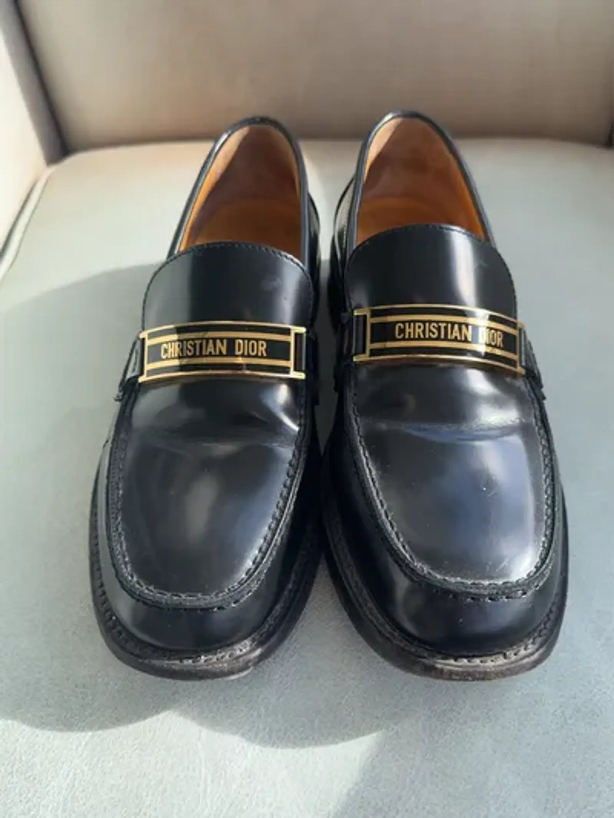 Christian Dior-skinnloafers