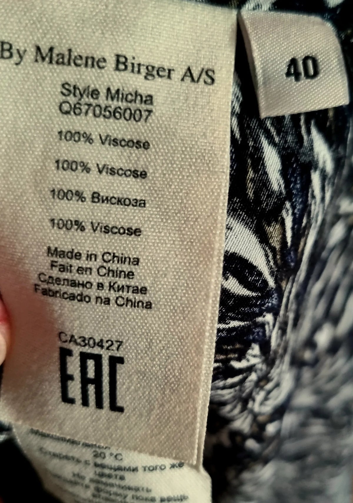 By Malene Birger Misha-klänning NWOT