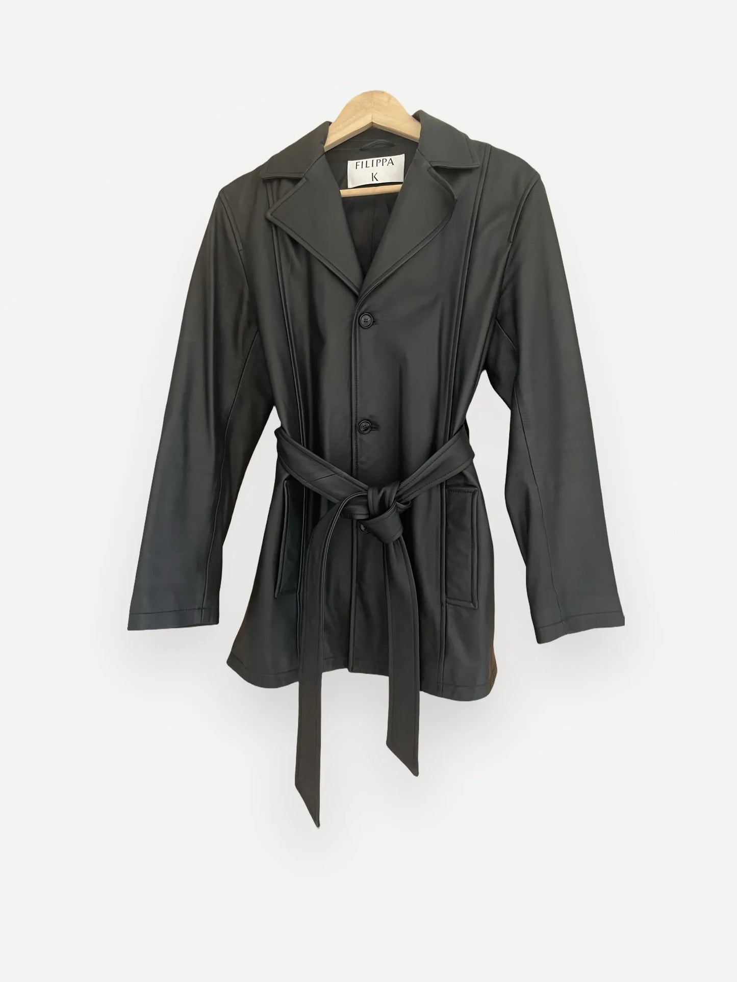 Filippa K Leather-skinnjacka NWOT