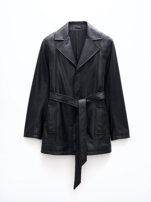 Filippa K Leather-skinnjacka NWOT