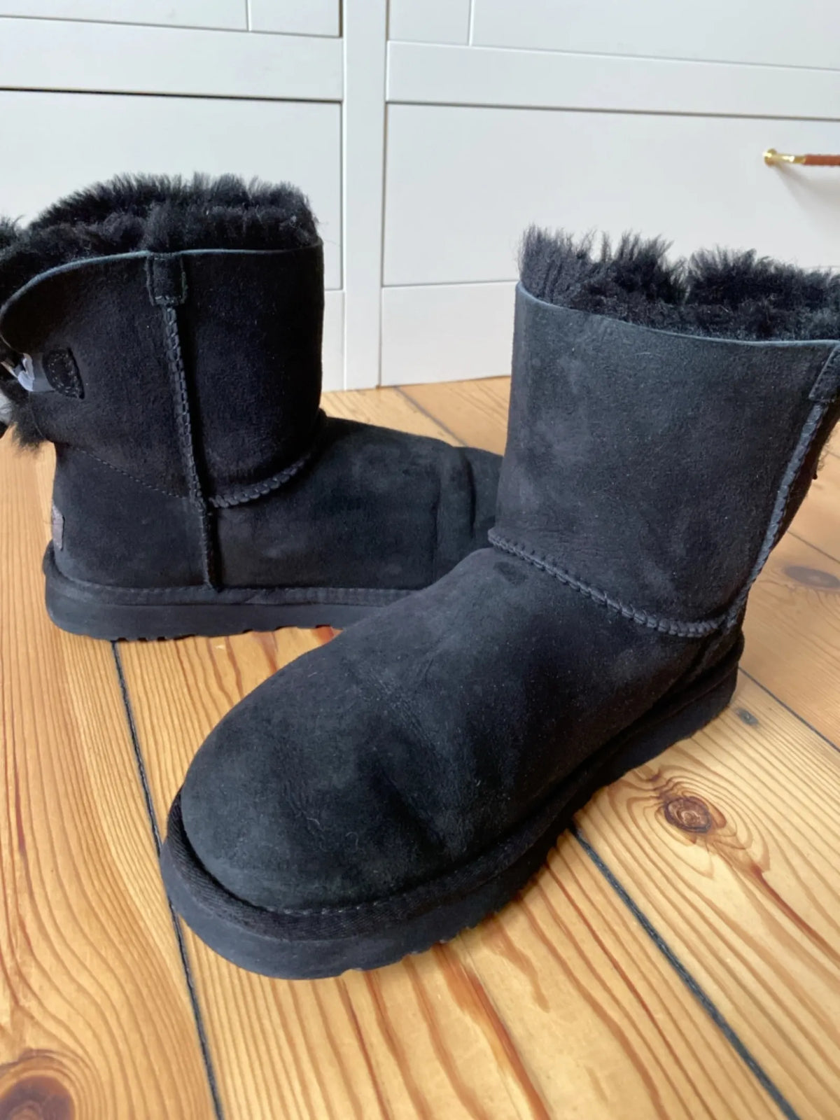 Ugg Mini Bailey Bow Stripe-vinterskor