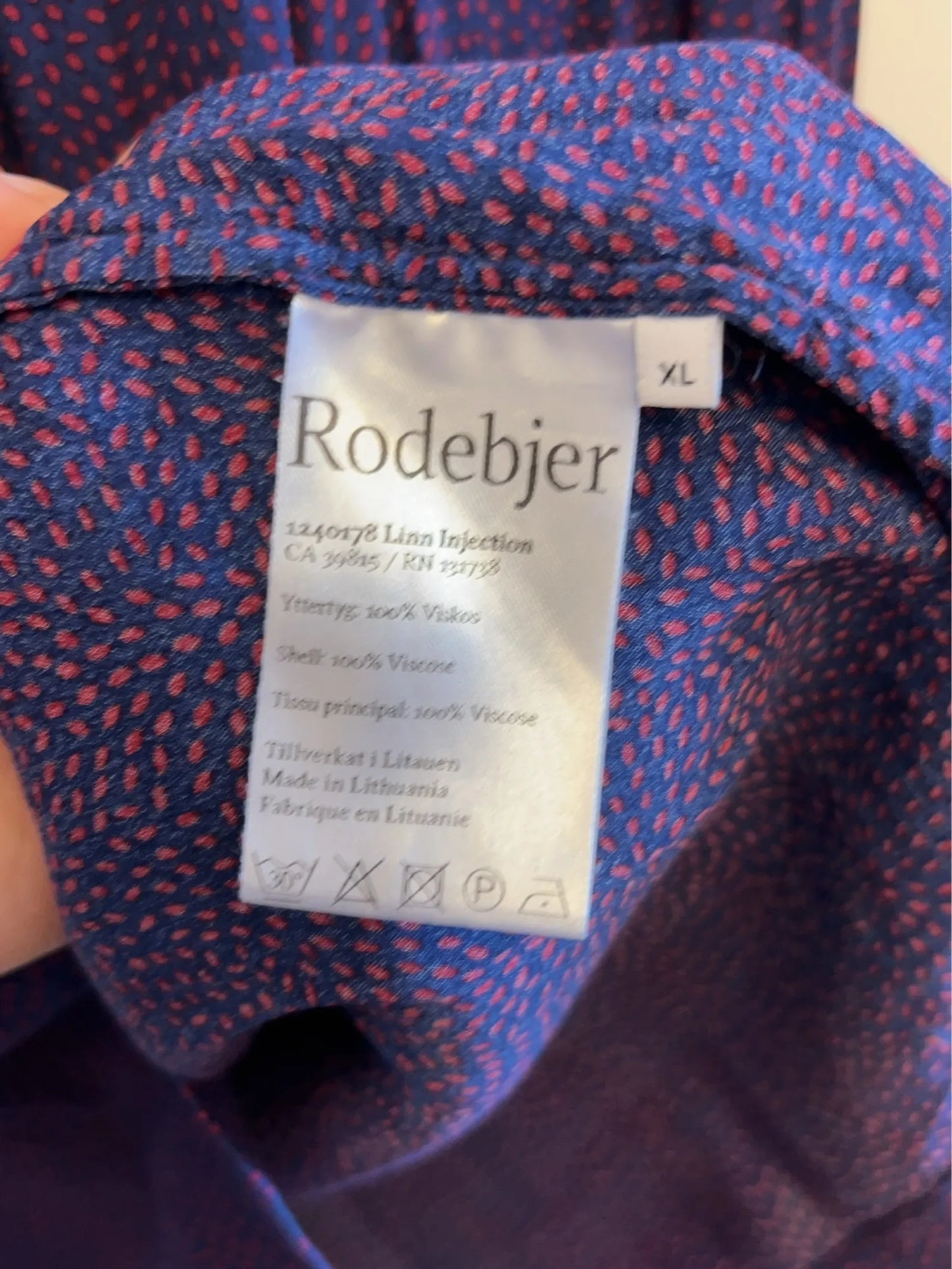 Rodebjer Linn Injection-blus