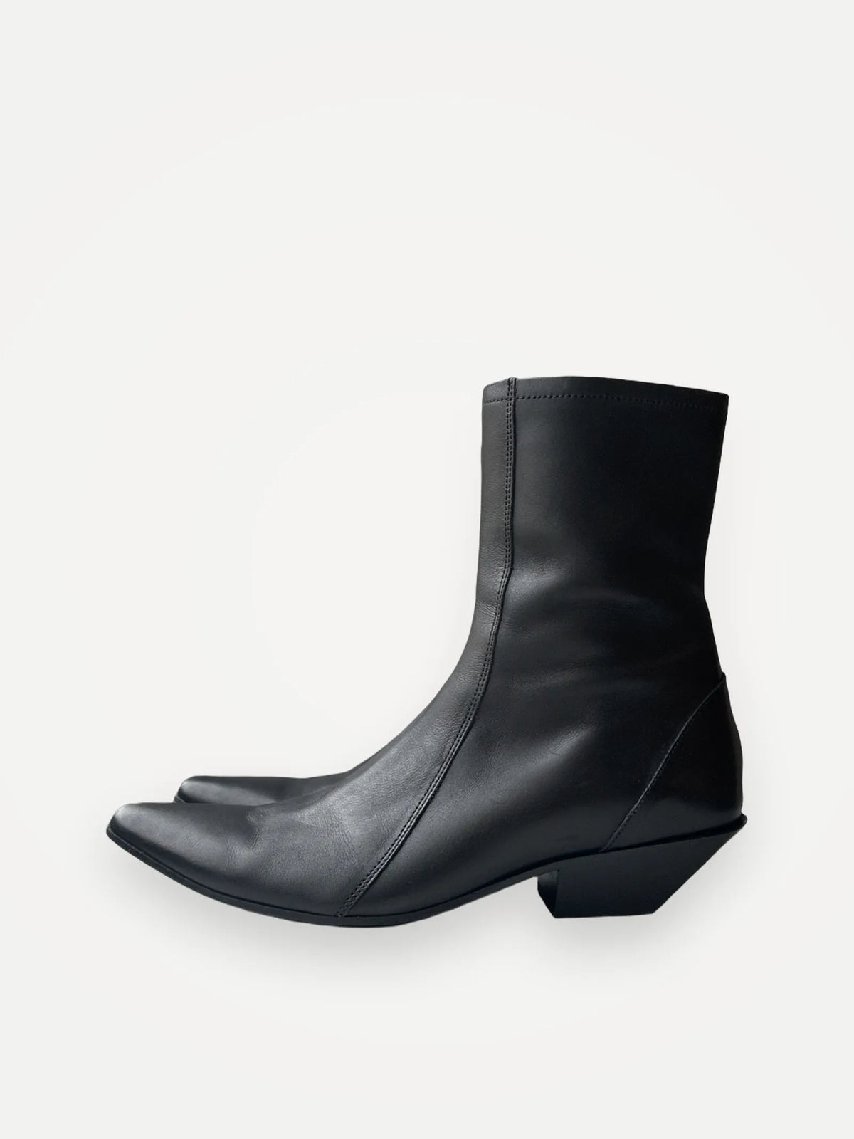 Acne Studios Leather Cowboy Boots