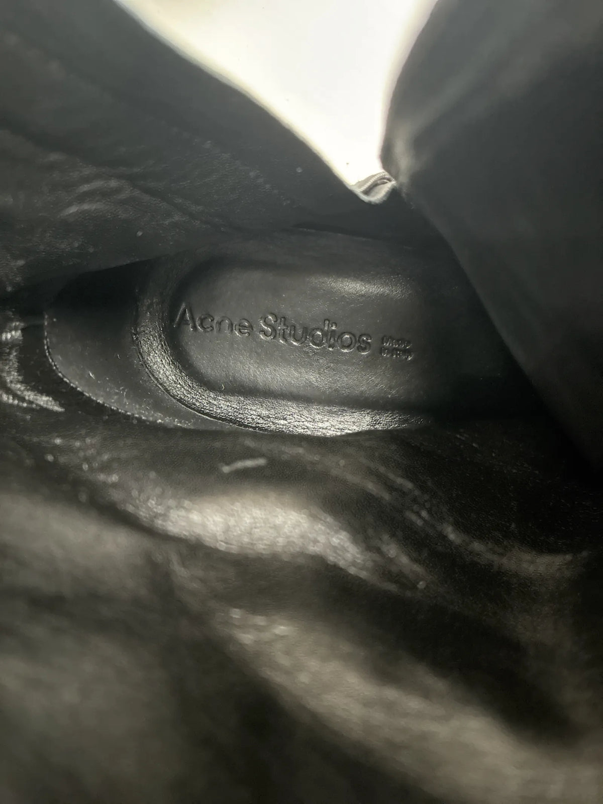 Acne Studios Leather Cowboy Boots