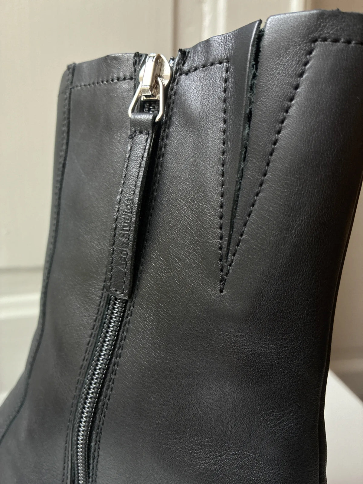 Acne Studios Leather Cowboy Boots