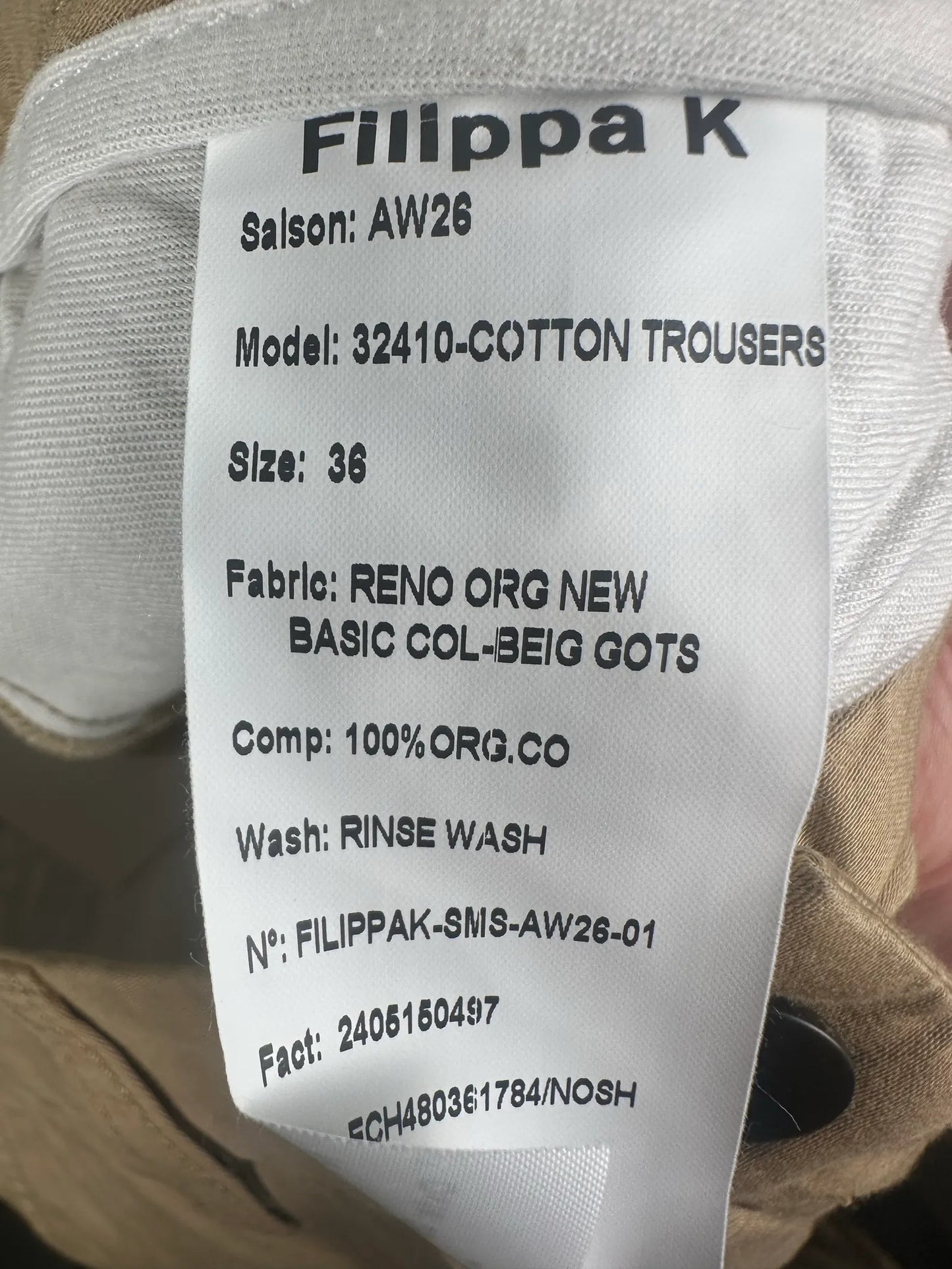 Filippa K Cotton Chinos