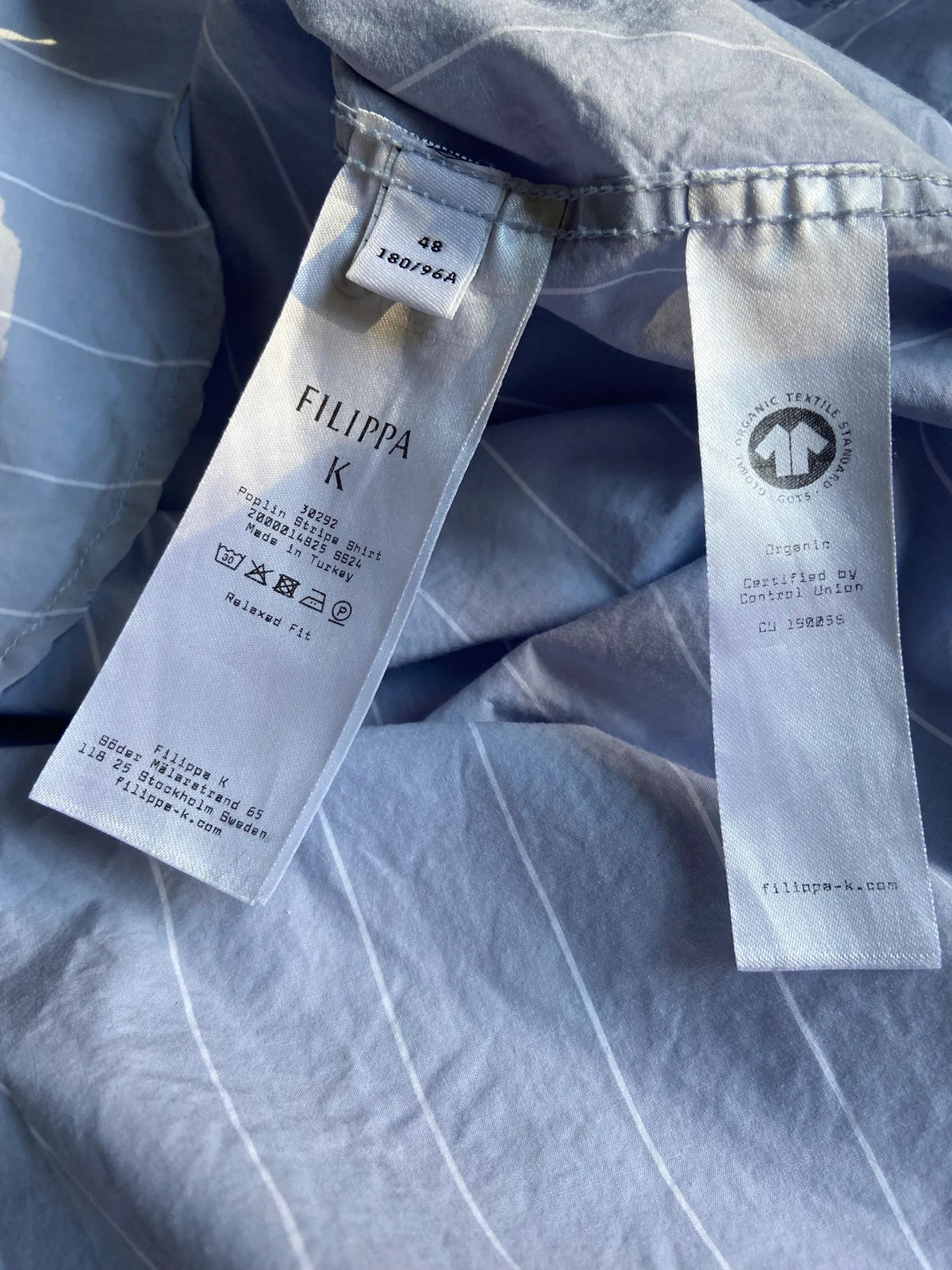 Filippa K Poplin Stripe Shirt